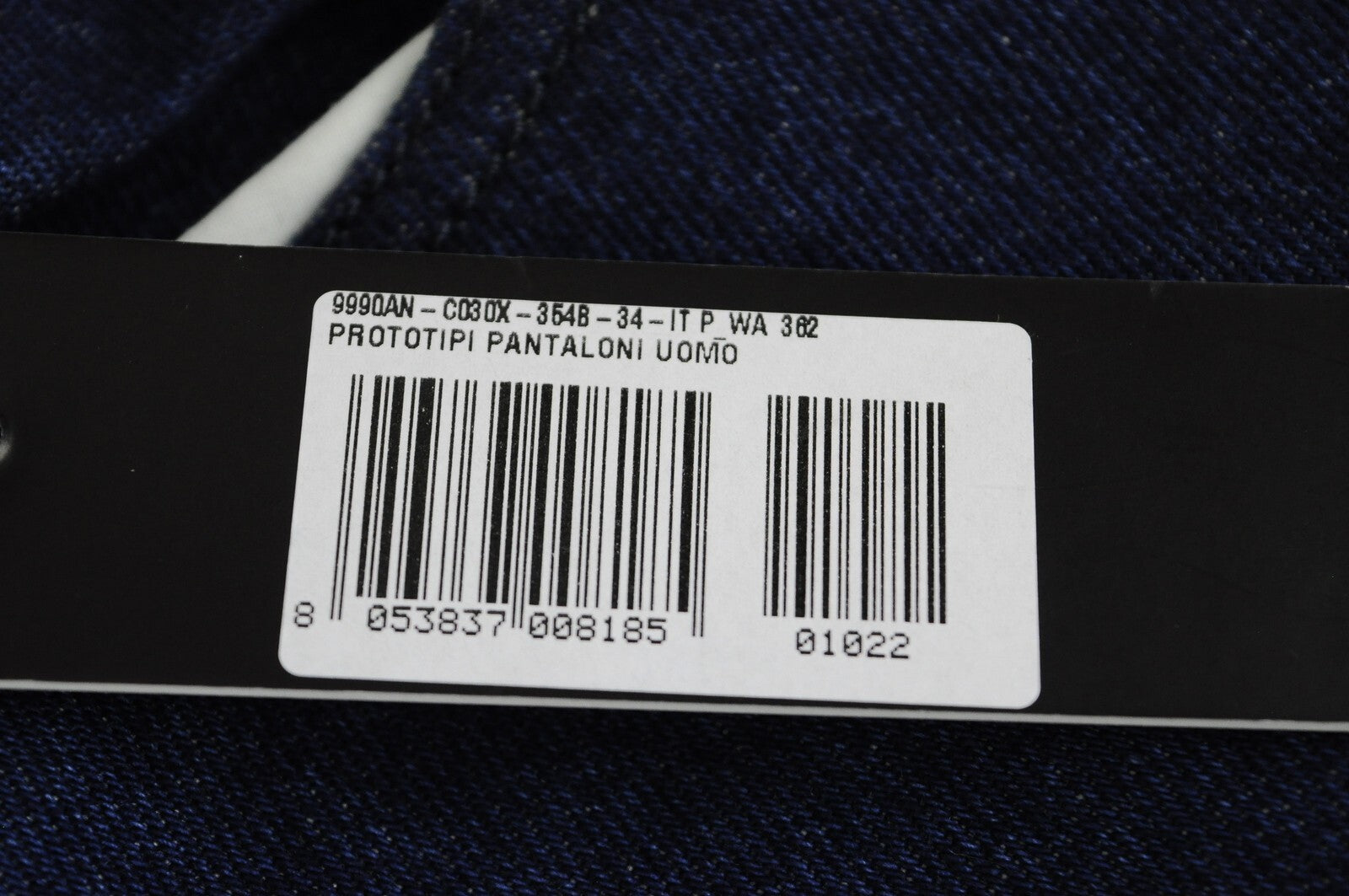 DIESEL Mharky 069GV Mens Jeans W34 Dark Buttoned Slim Blue