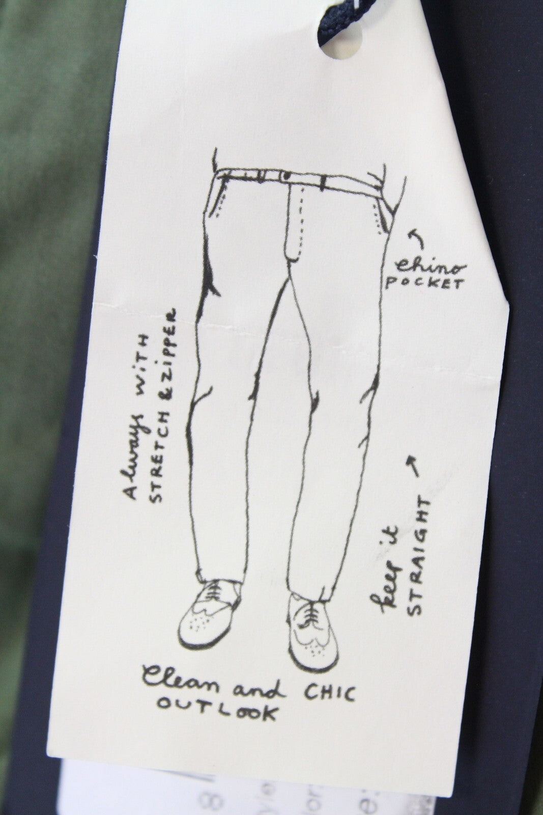 SCOTCH & SODA Mott Mens Trousers W29/L34 Green  Stretch Super Slim Chino