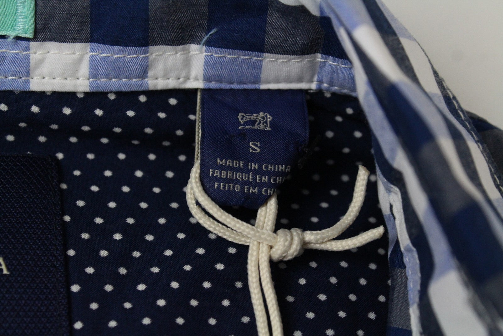 SCOTCH &amp; SODA Couture vyriški marškinėliai S mėlynais languotais trumpomis rankovėmis