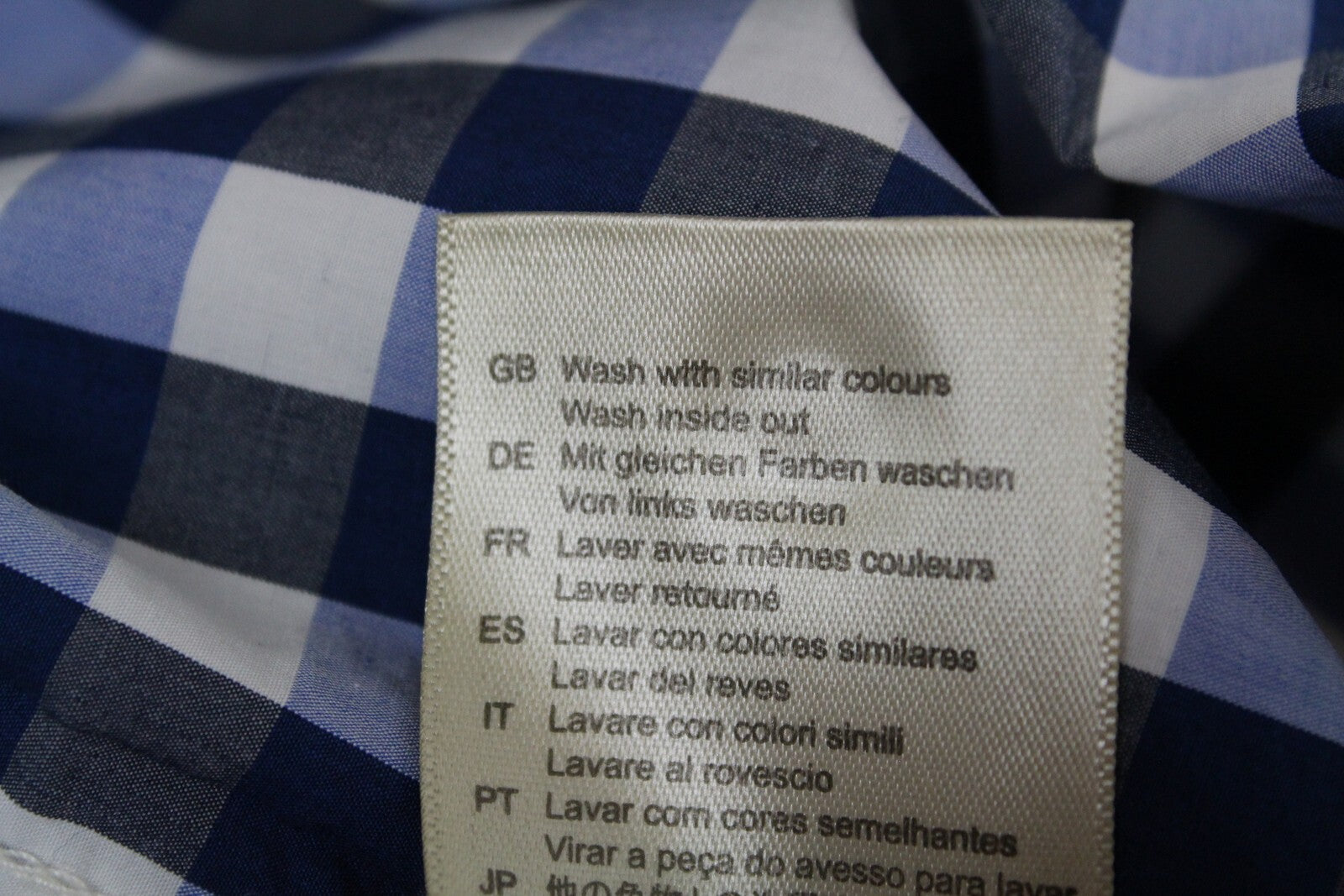 SCOTCH &amp; SODA Couture vyriški marškinėliai S mėlynais languotais trumpomis rankovėmis