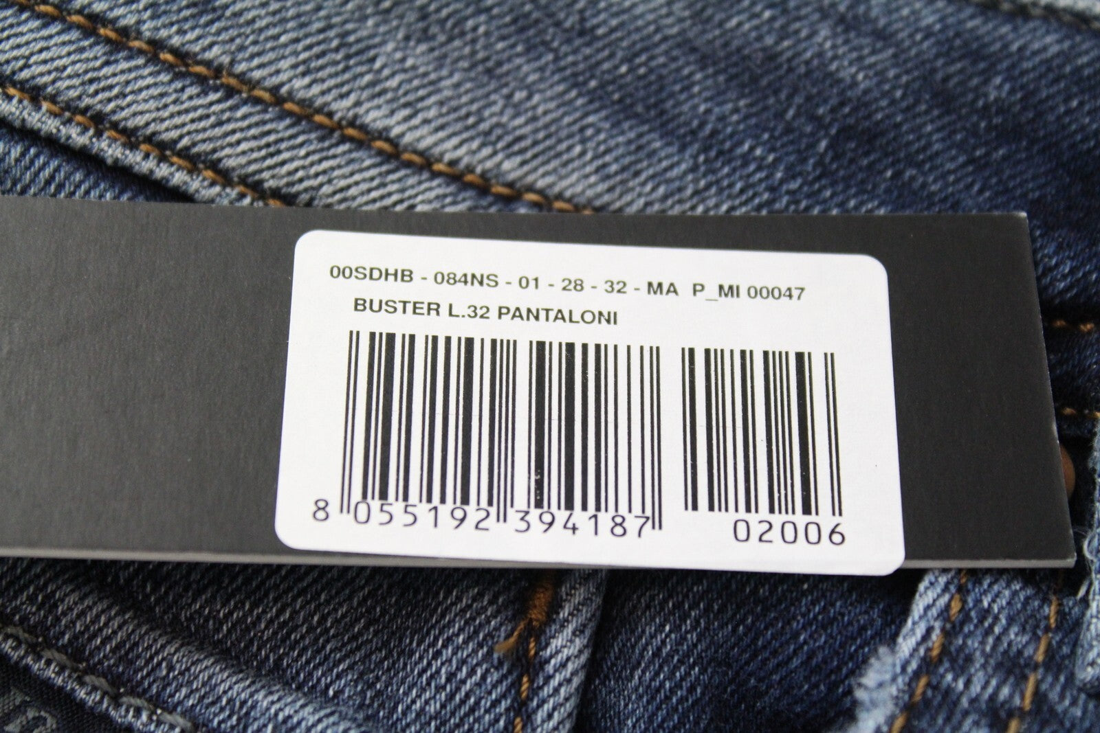 DIESEL Buster 084NS Mens Jeans W28/L32 Classic Slim  Tapered Blue Stretch