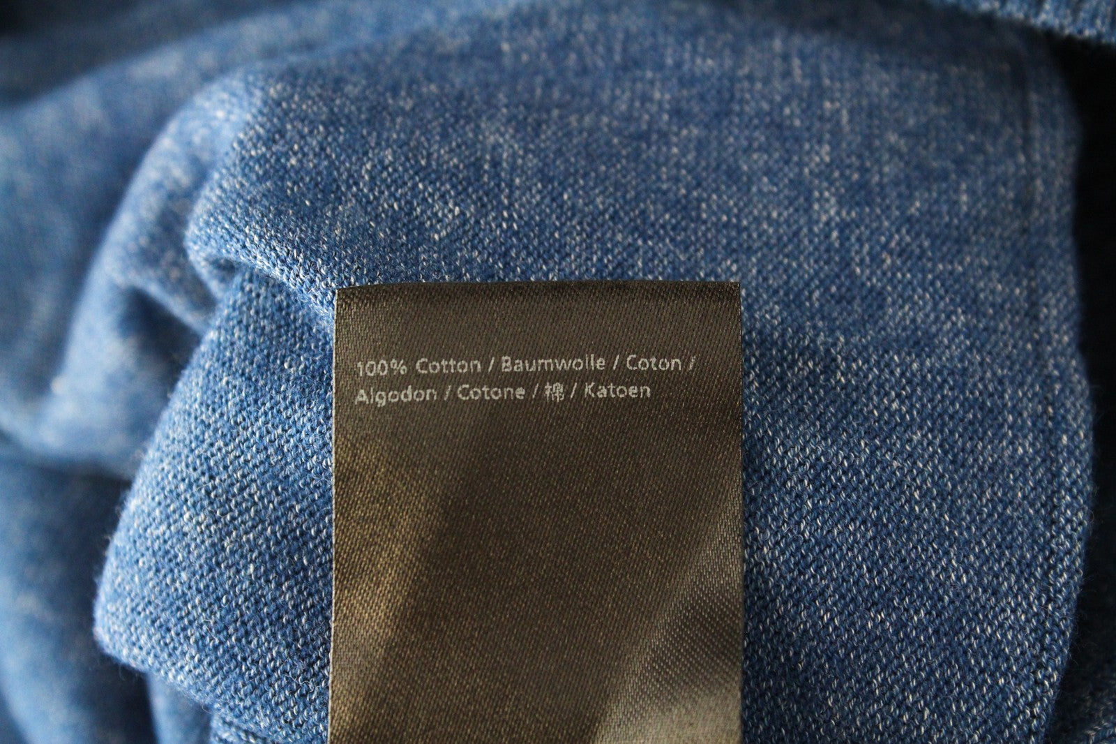 DENHAM Sheffield vyriškas džemperis, 2XL dydžio, tvirtai megztas, mėlynas, grynos medvilnės kardiganas 