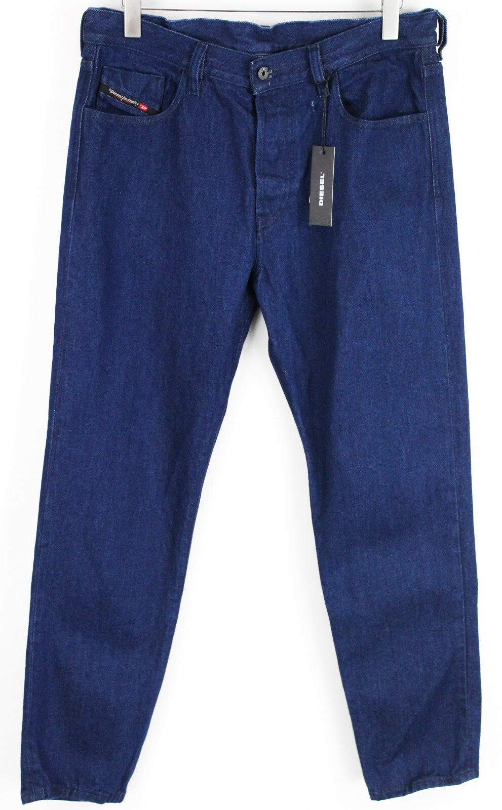 DIESEL Mharky 0078F Mens Jeans W34 Blue Regular  Non-Stretch Buttoned