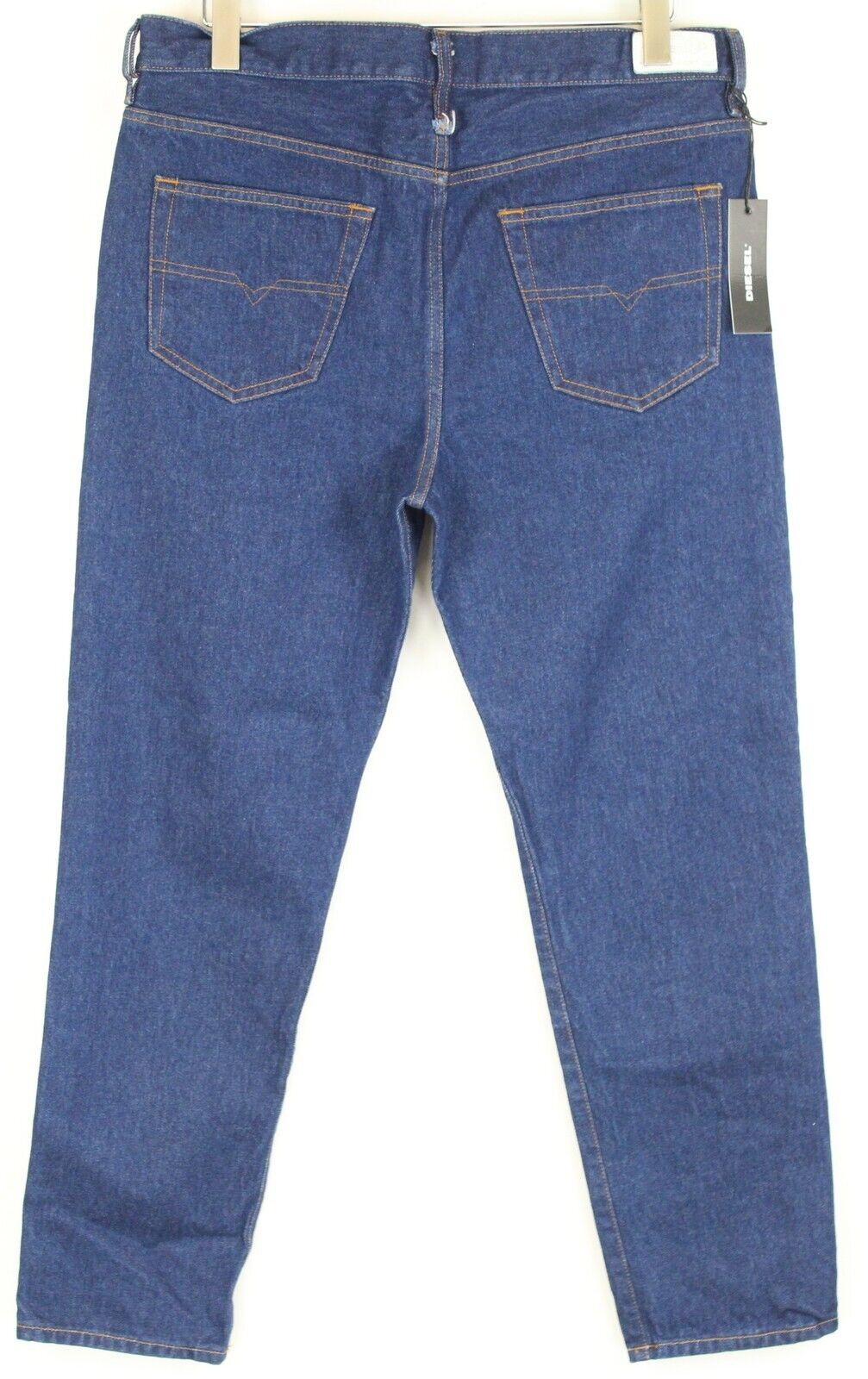 DIESEL Mharky 0706Q Mens Jeans W34/L32 Slim  Classic Mid-Blue Buttoned