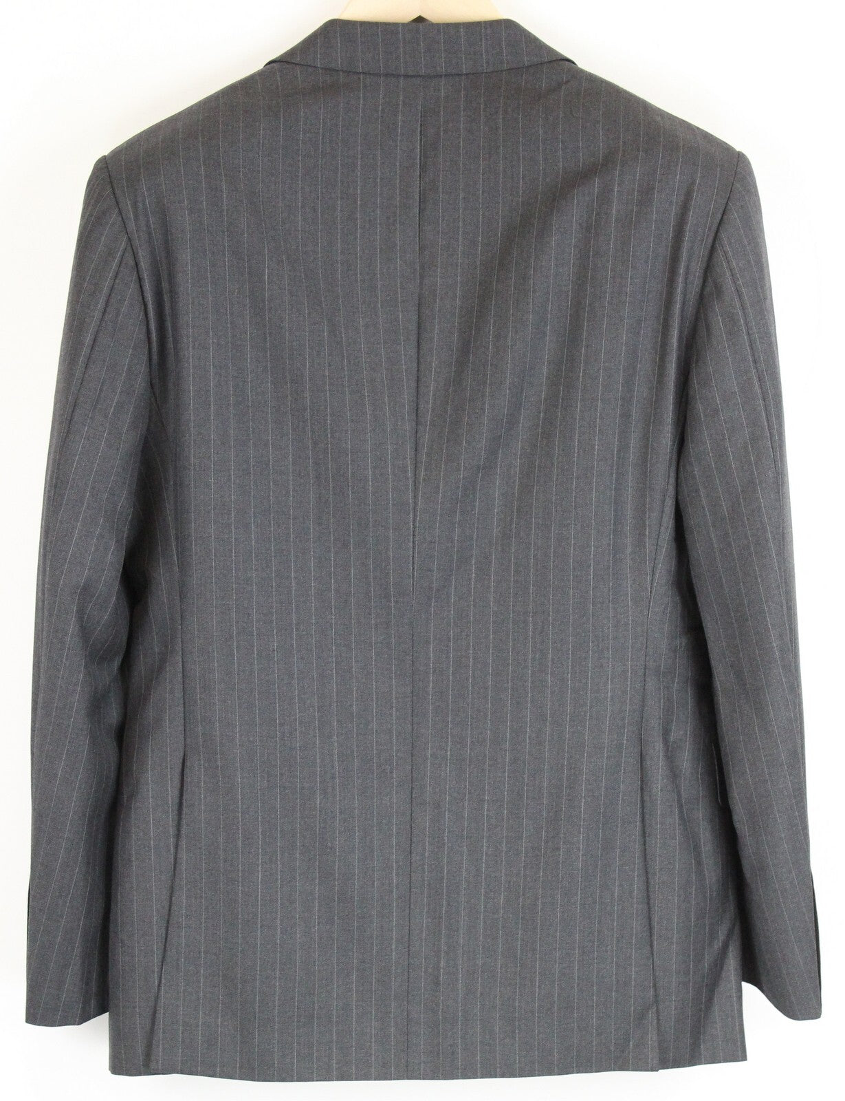 „SUITSUPPLY Napoli“ vyriškas švarkas, pilkas, dryžuotas, vilnonis, UK38R, Slim Classic, S-110s 