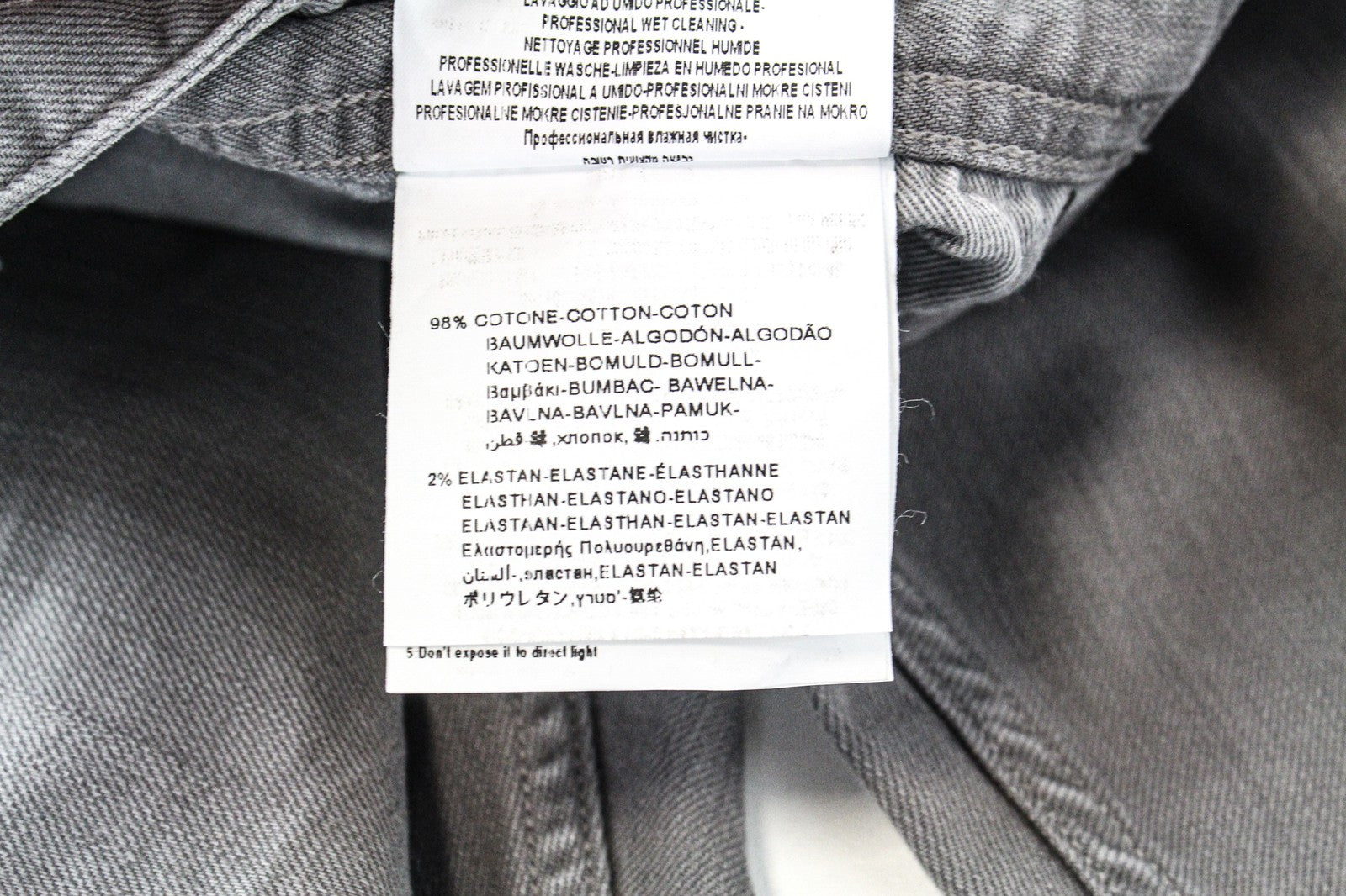 REPLAY Grover vyriški džinsai W31/L34 tamprūs, tiesaus kirpimo, pilki 