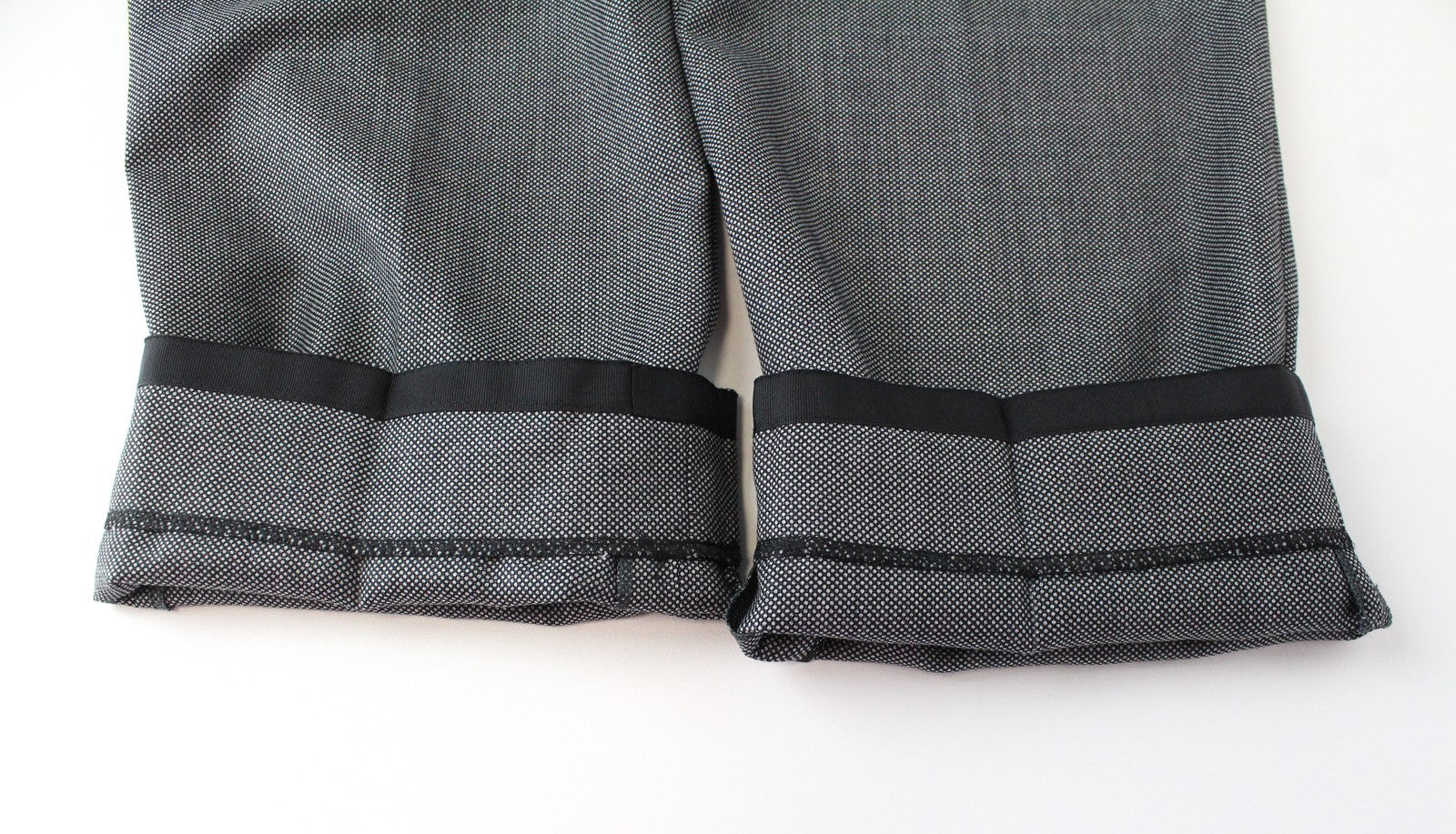 SUITSUPPLY Sienna UK46R Grey Wool Mens Lined Pleated Classic Classic Pants