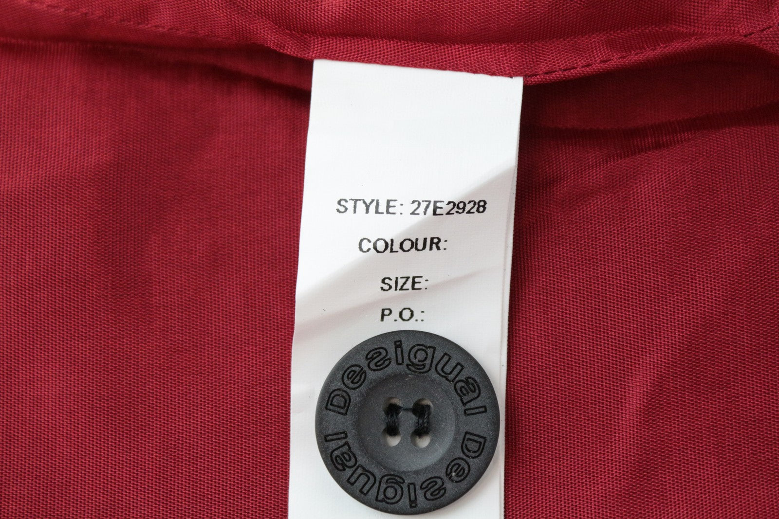 DESIGUAL Chaq Suenos Liquidos moteriškas paltas ~36 vidutinio ilgio ombre stiliaus su apykakle 