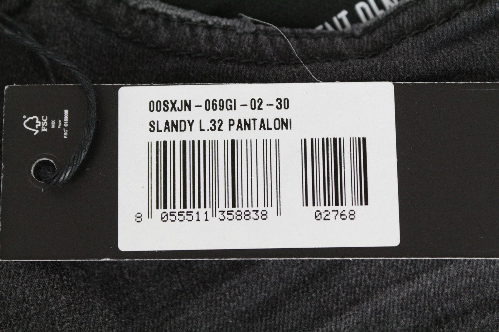 DIESEL Slandy 069GI moteriški džinsai W30/L32 Slim Skinny, dirbtinio tamprumo, pilki 