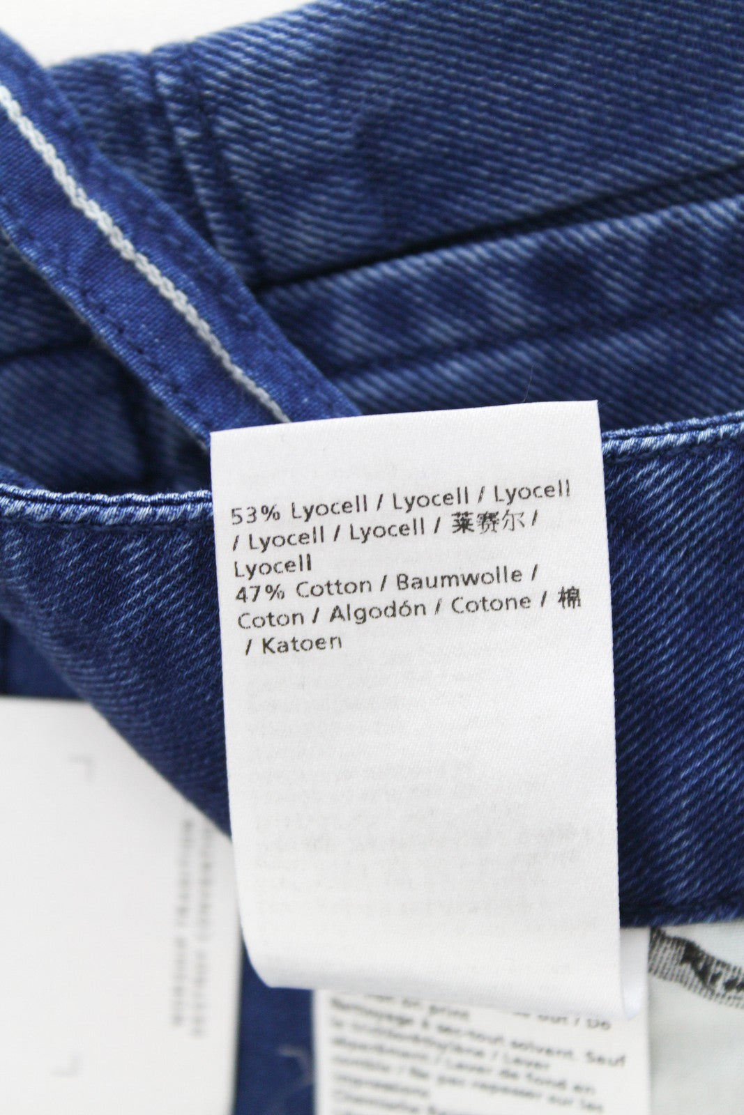 DENHAM Brady Jeans W24/L26 Wide Leg Lightweight   Blue Belted