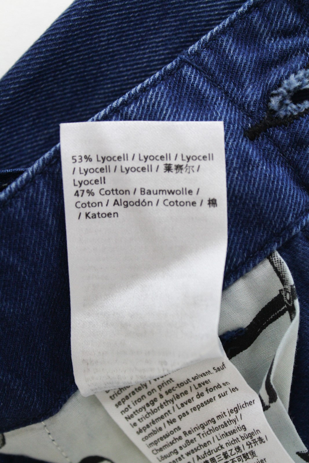 DENHAM Brady Jeans W26/L28 Blue   Belted Lightweight Wide Pants