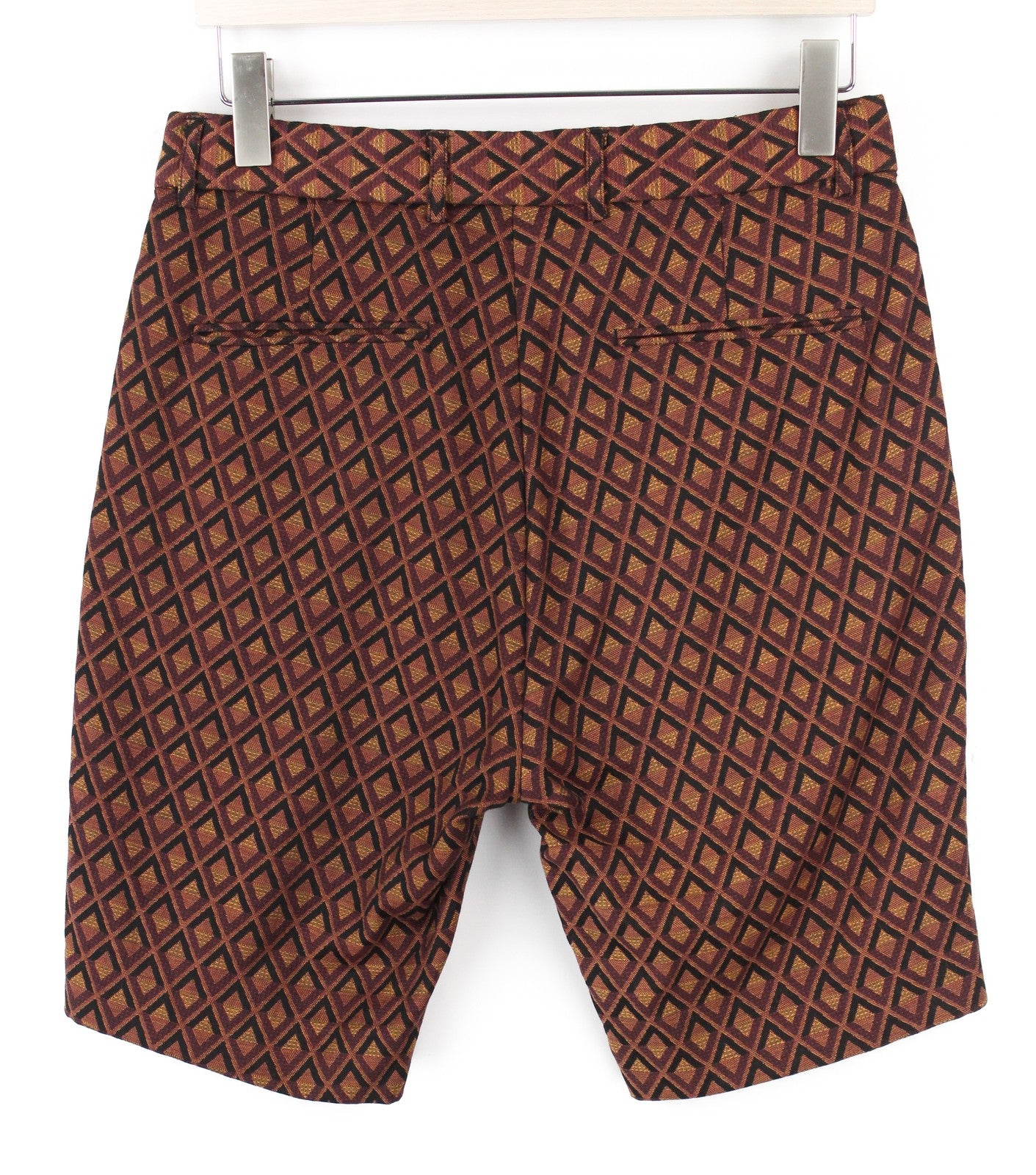 SCOTCH & SODA  Couture Shorts W28 Brown  Pattern Stretch Summer Style