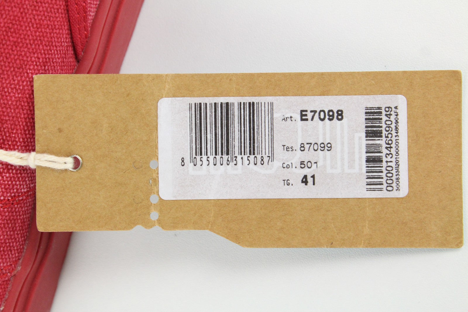 HARMONT &amp; BLAINE EU41 vyriški raudoni sportbačiai su raišteliais 