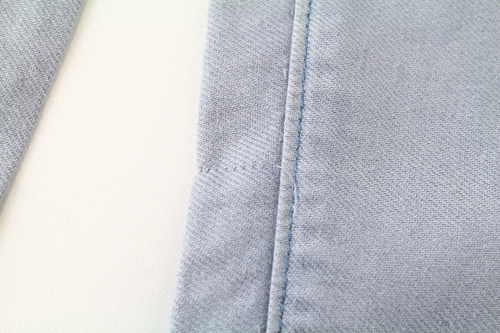 DENHAM Bonnie Jeans W23/L28 Blue Flared Linen  Washed Aged Look Painted