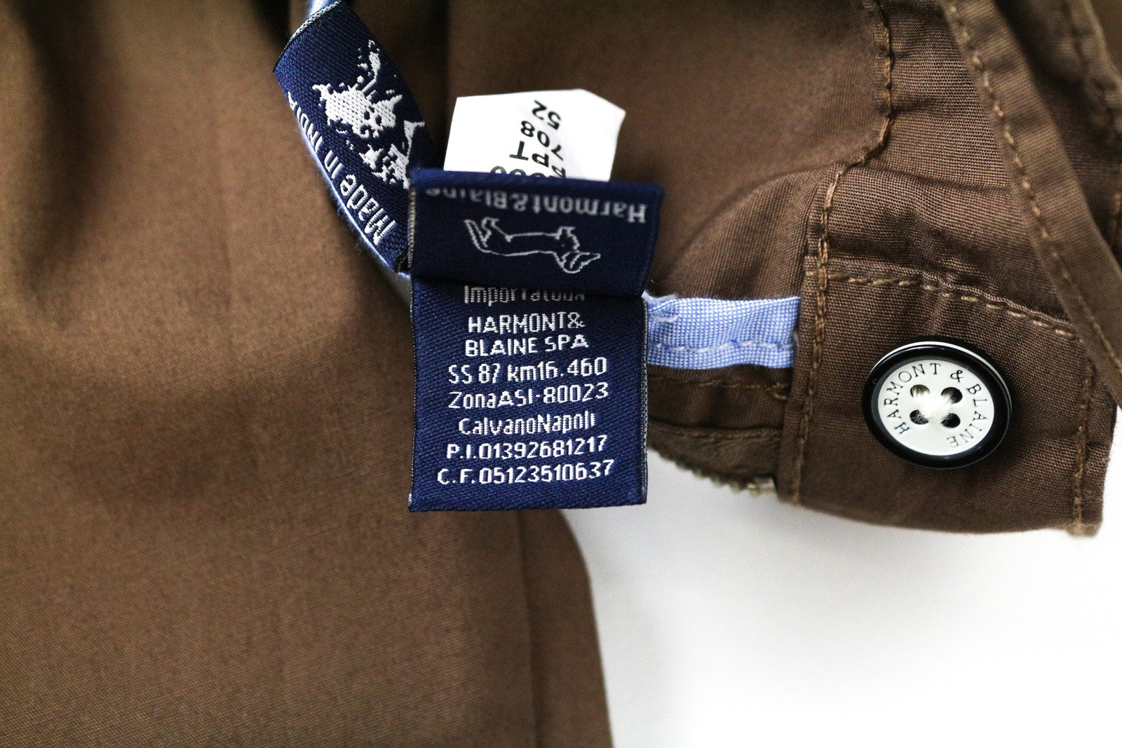 HARMONT & BLAINE Brown Stretch Pants 52 Mens Slim  with Side Pockets