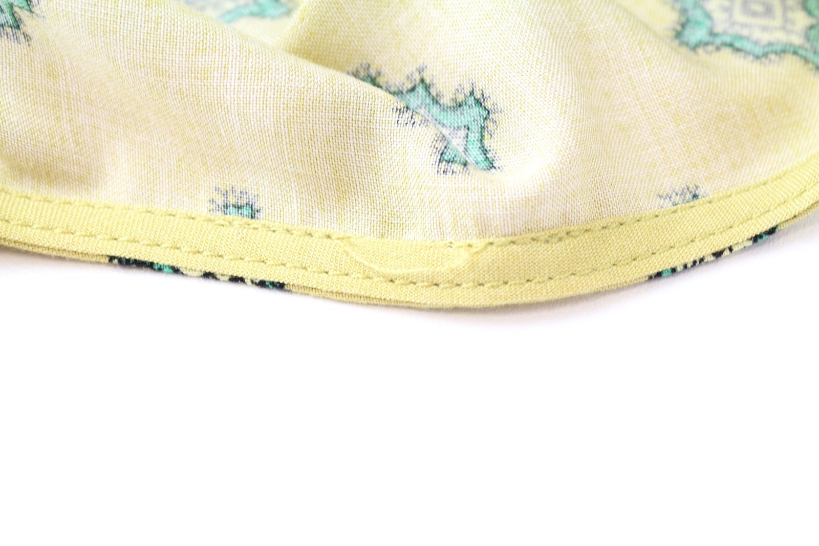 MAISON SCOTCH Sleeveless Shirt XS Yellow Button-Up Collared Pattern