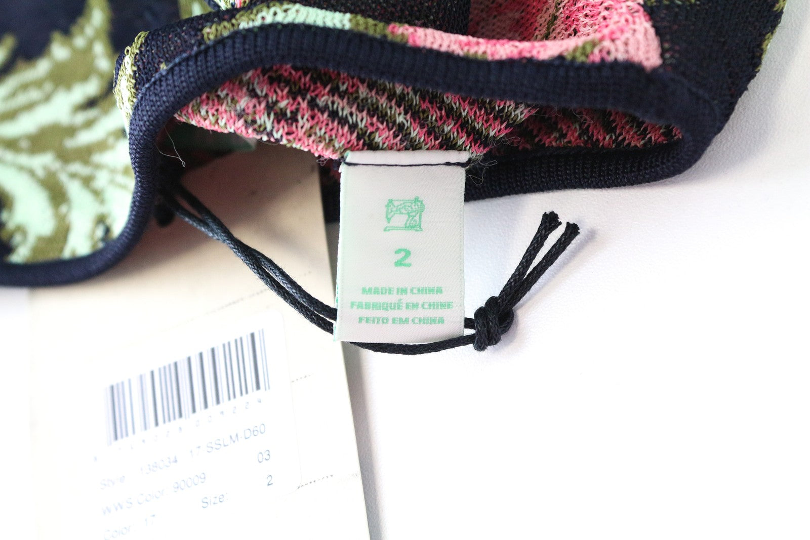 MAISON SCOTCH Knitted Pullover T-Shirt M Navy Flower Print Sleeveless