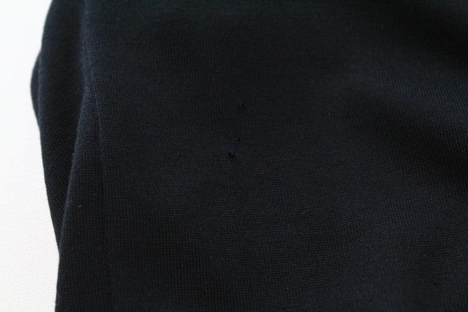 DENHAM Womens Black Tee XS Pullover 3/4 Sleeve Round Neck Stretch