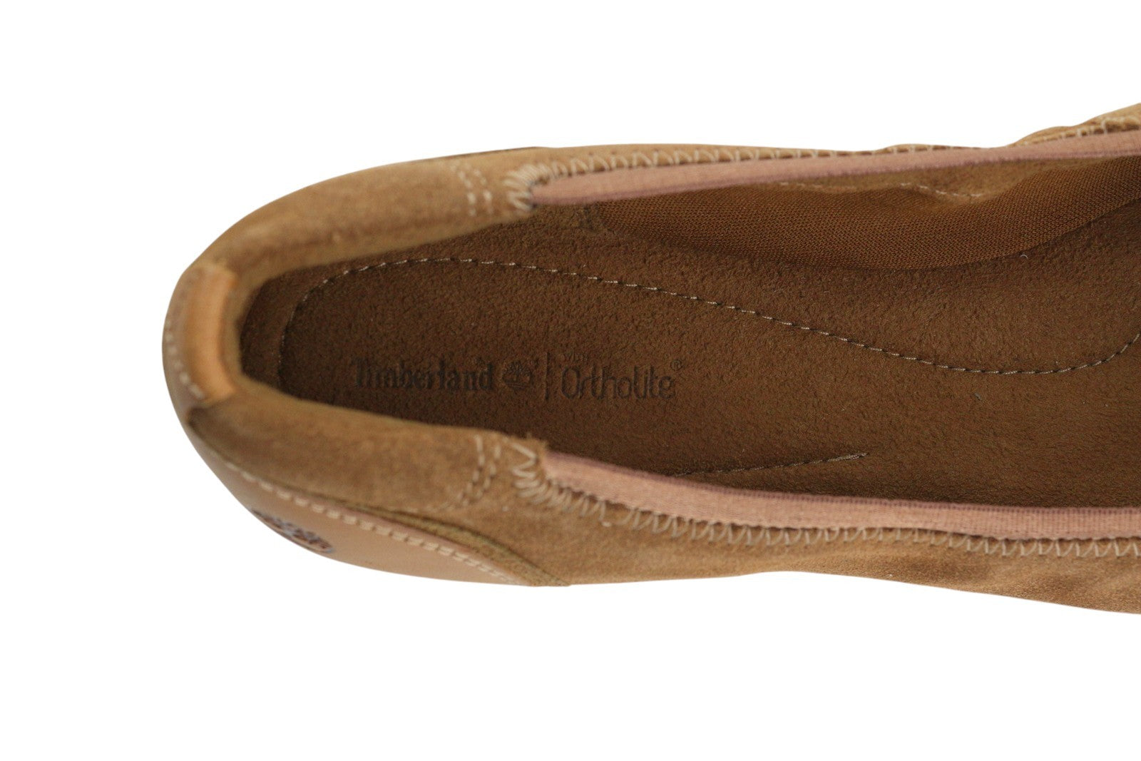 TIMBERLAND A19HK moteriški bateliai EU41/41.5 rudi odiniai bateliai be kulno, balerinos, Ortholite 