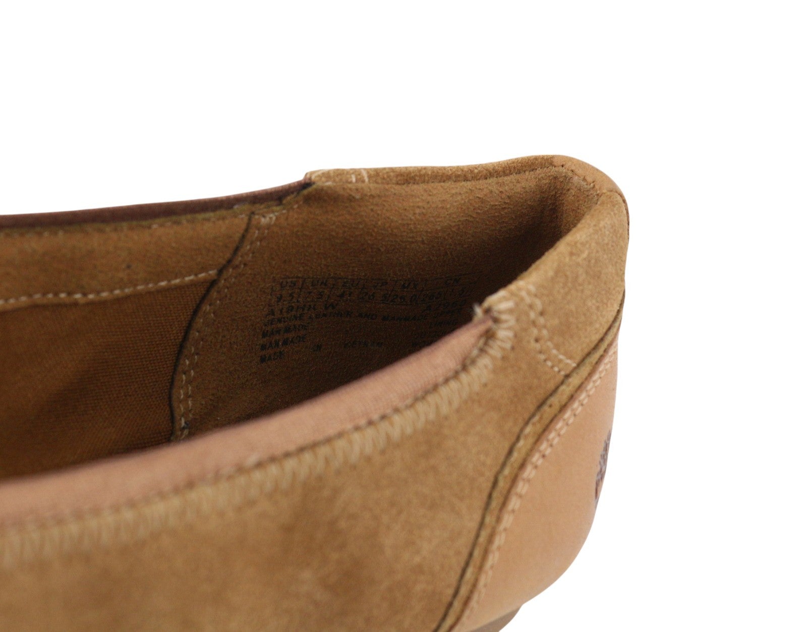 TIMBERLAND A19HK moteriški bateliai EU41/41.5 rudi odiniai bateliai be kulno, balerinos, Ortholite 