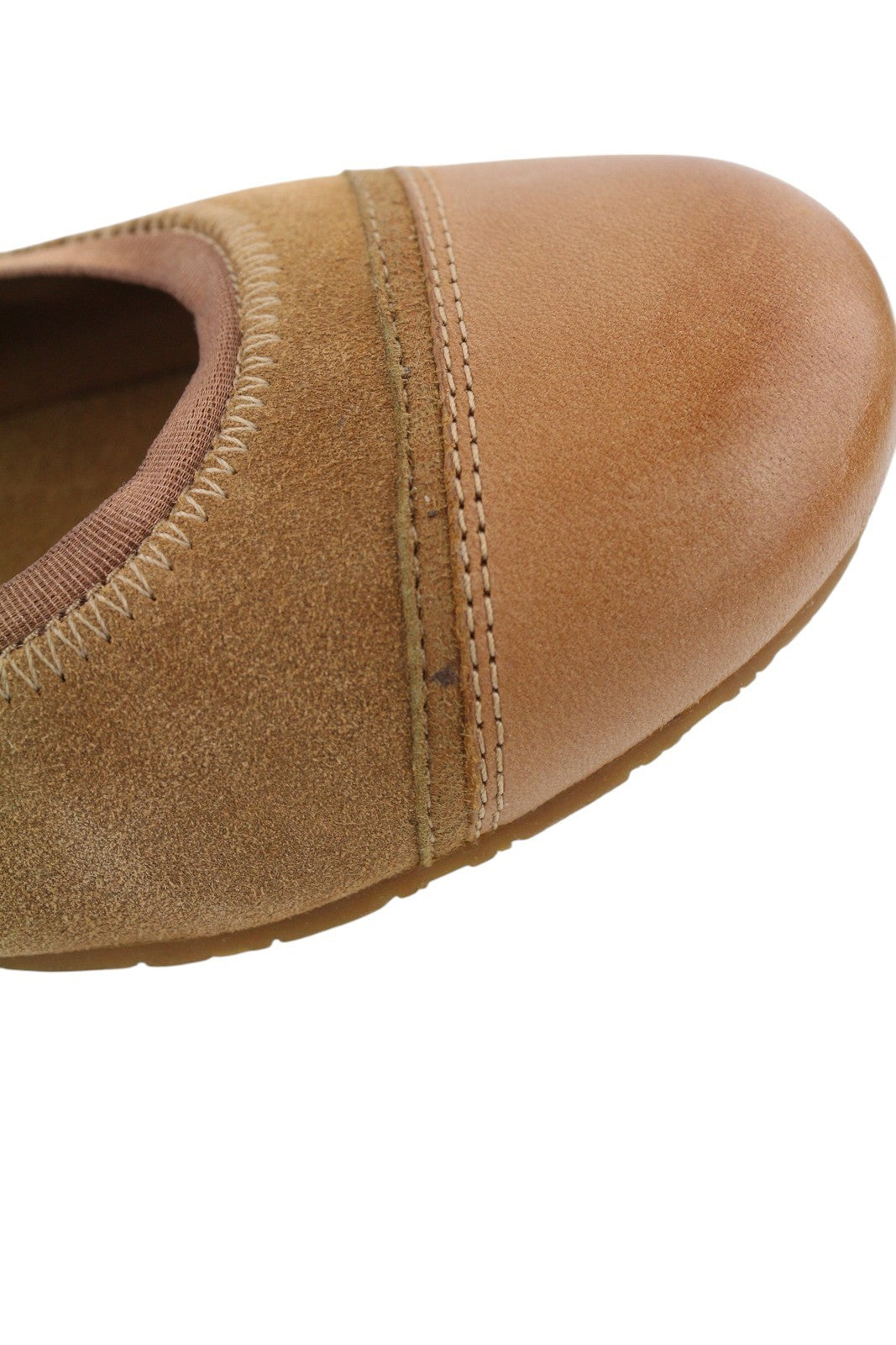 TIMBERLAND A19HK moteriški bateliai EU41/41.5 rudi odiniai bateliai be kulno, balerinos, Ortholite 