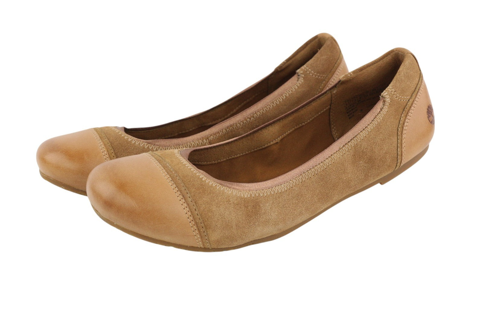 TIMBERLAND A19HK moteriški bateliai EU41/41.5 rudi odiniai bateliai be kulno, balerinos, Ortholite 