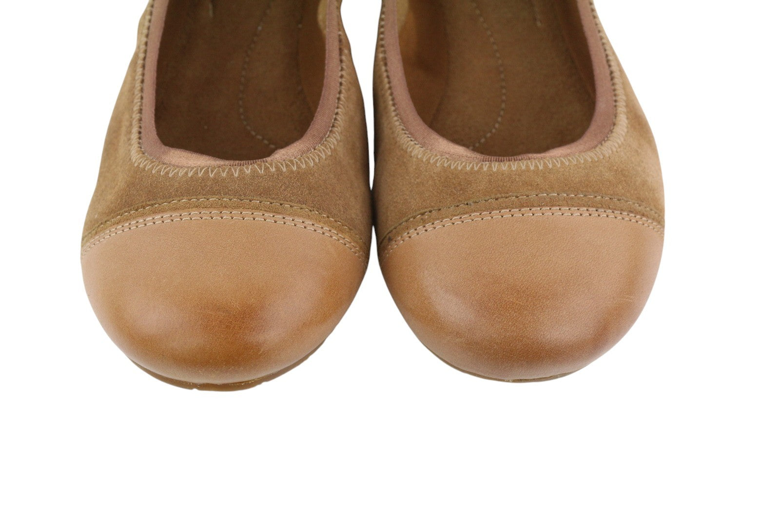 TIMBERLAND A19HK moteriški bateliai EU41/41.5 rudi odiniai bateliai be kulno, balerinos, Ortholite 