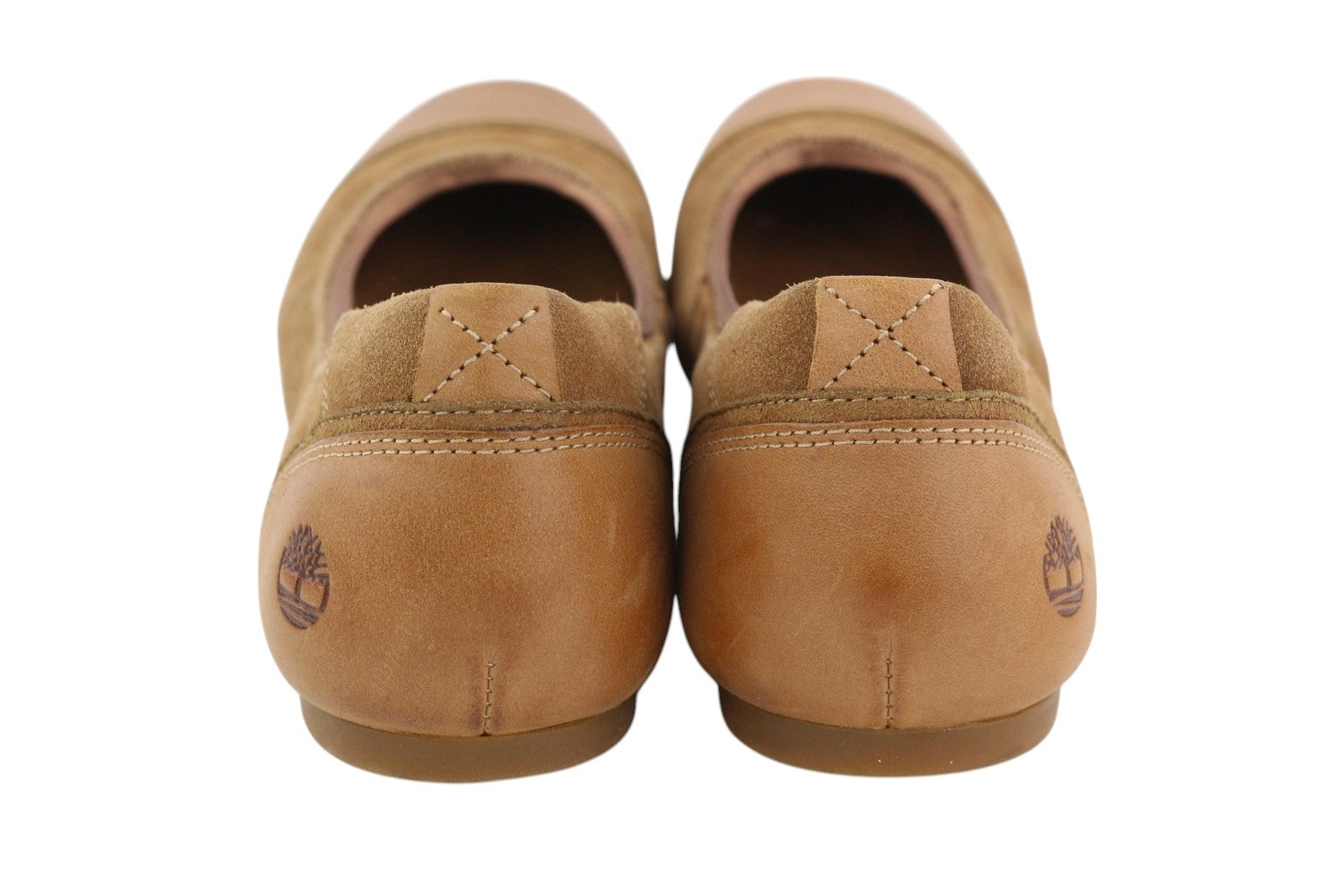 TIMBERLAND A19HK moteriški bateliai EU41/41.5 rudi odiniai bateliai be kulno, balerinos, Ortholite 