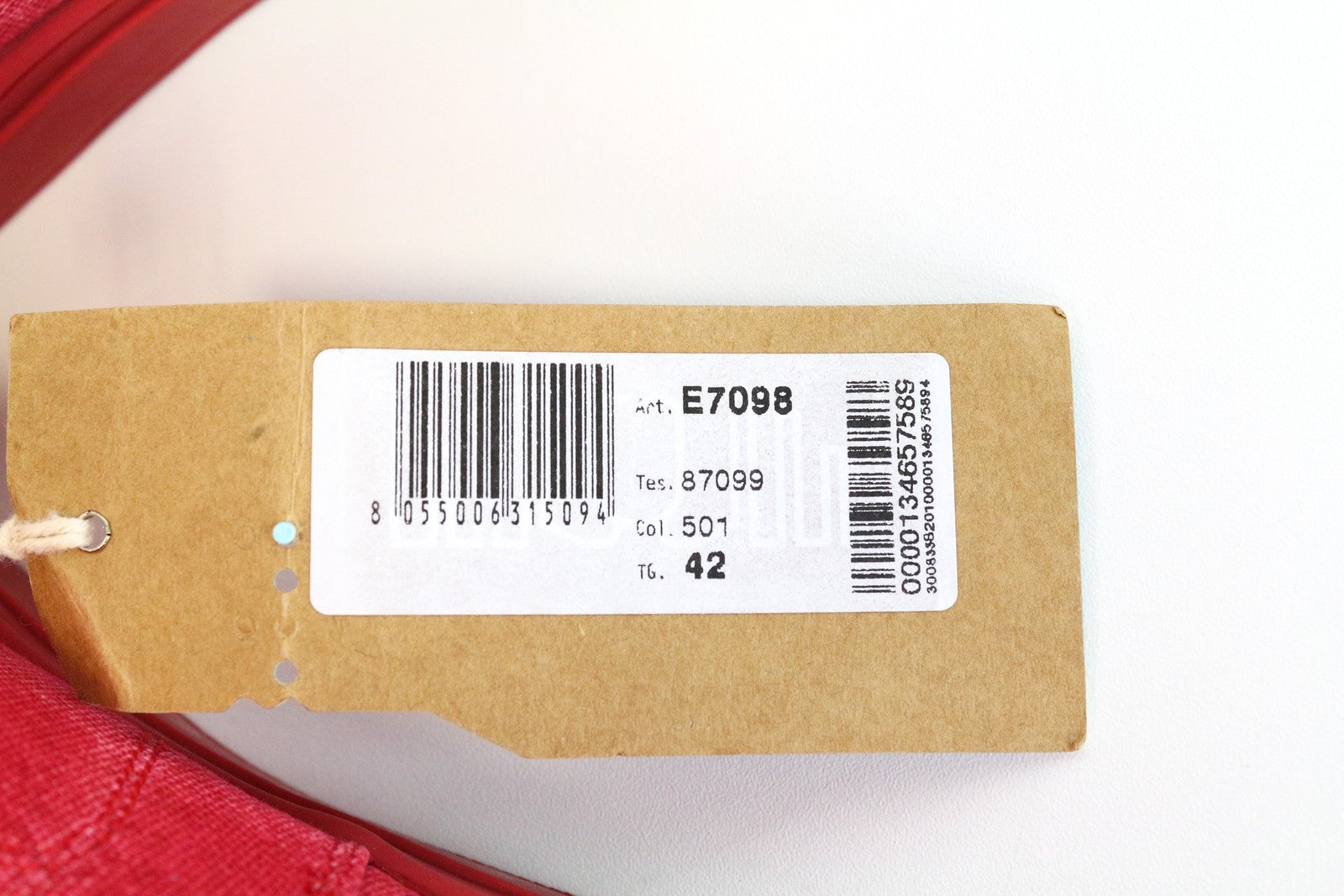 HARMONT &amp; BLAINE vyriški sportbačiai su žemu pamušalu, EU42, raudoni, unisex stiliaus sportbačiai 