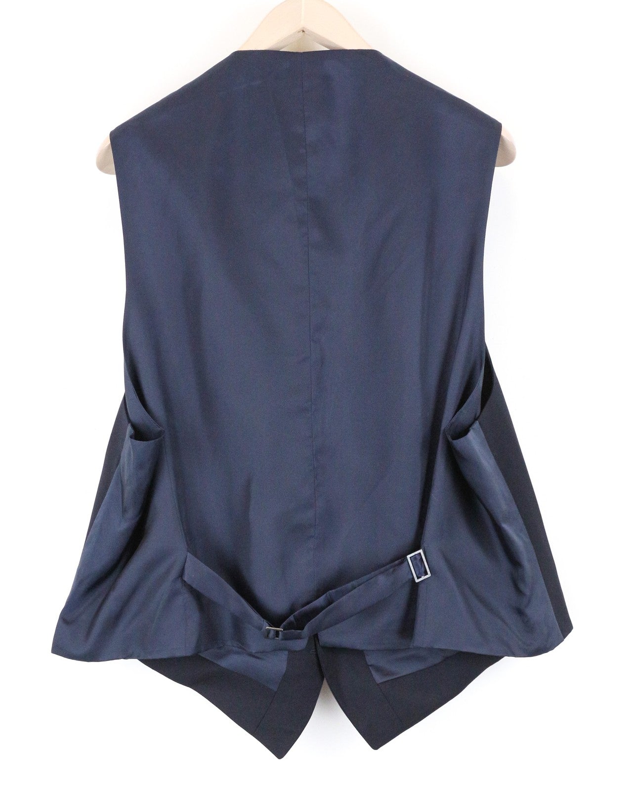 SUITSUPPLY Waistcoat UK52S Mens Navy  Wool Lined V-Neck