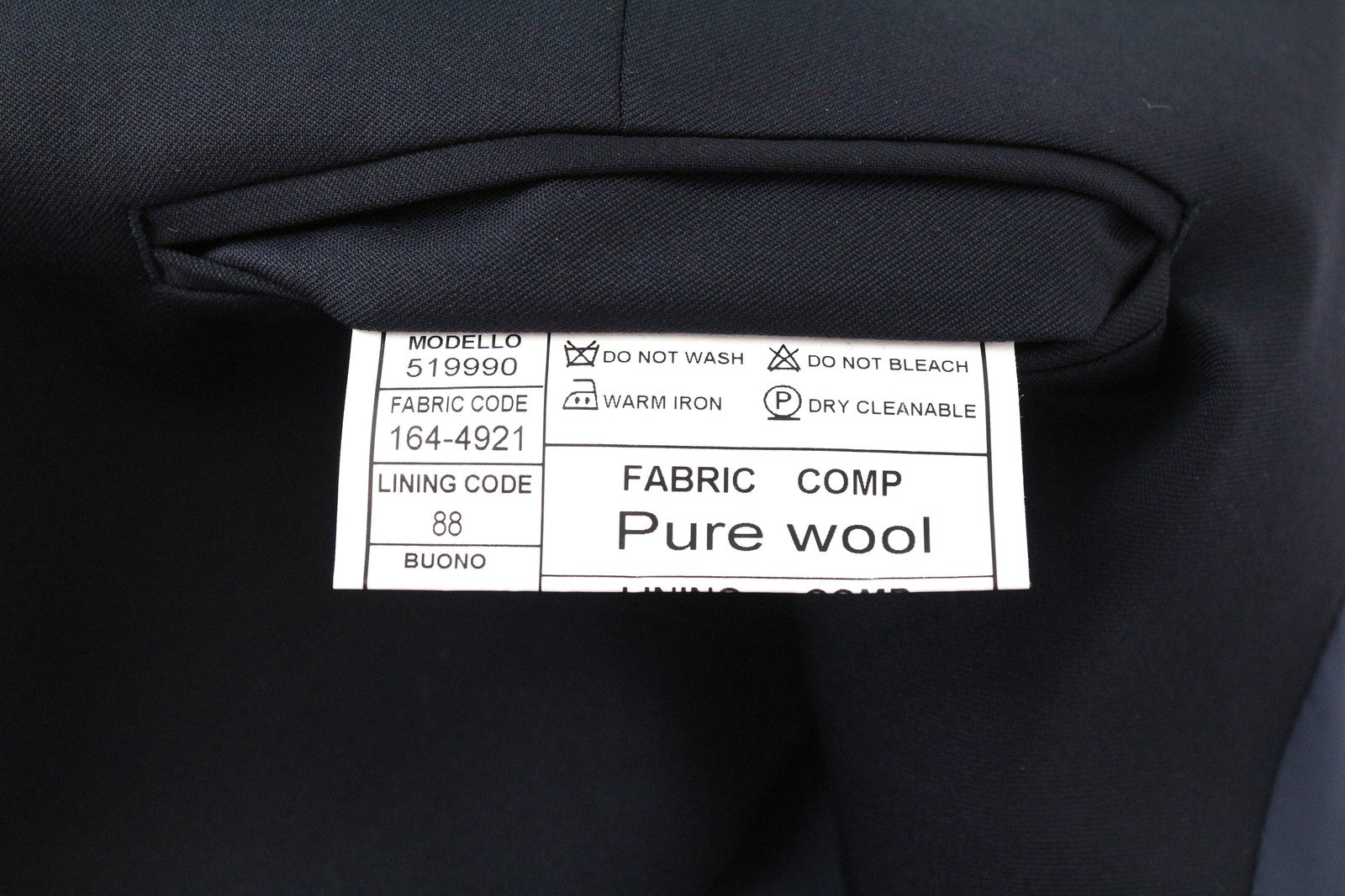 SUITSUPPLY Waistcoat UK52S Mens Navy  Wool Lined V-Neck