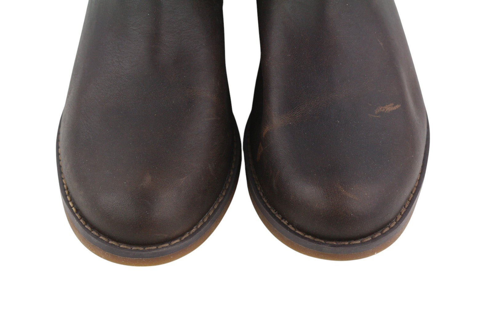 TIMBERLAND A1KHW moteriški aulinukai EU38/38.5 tamsiai rudi odiniai batai iki kulkšnies migdolų nosies. 