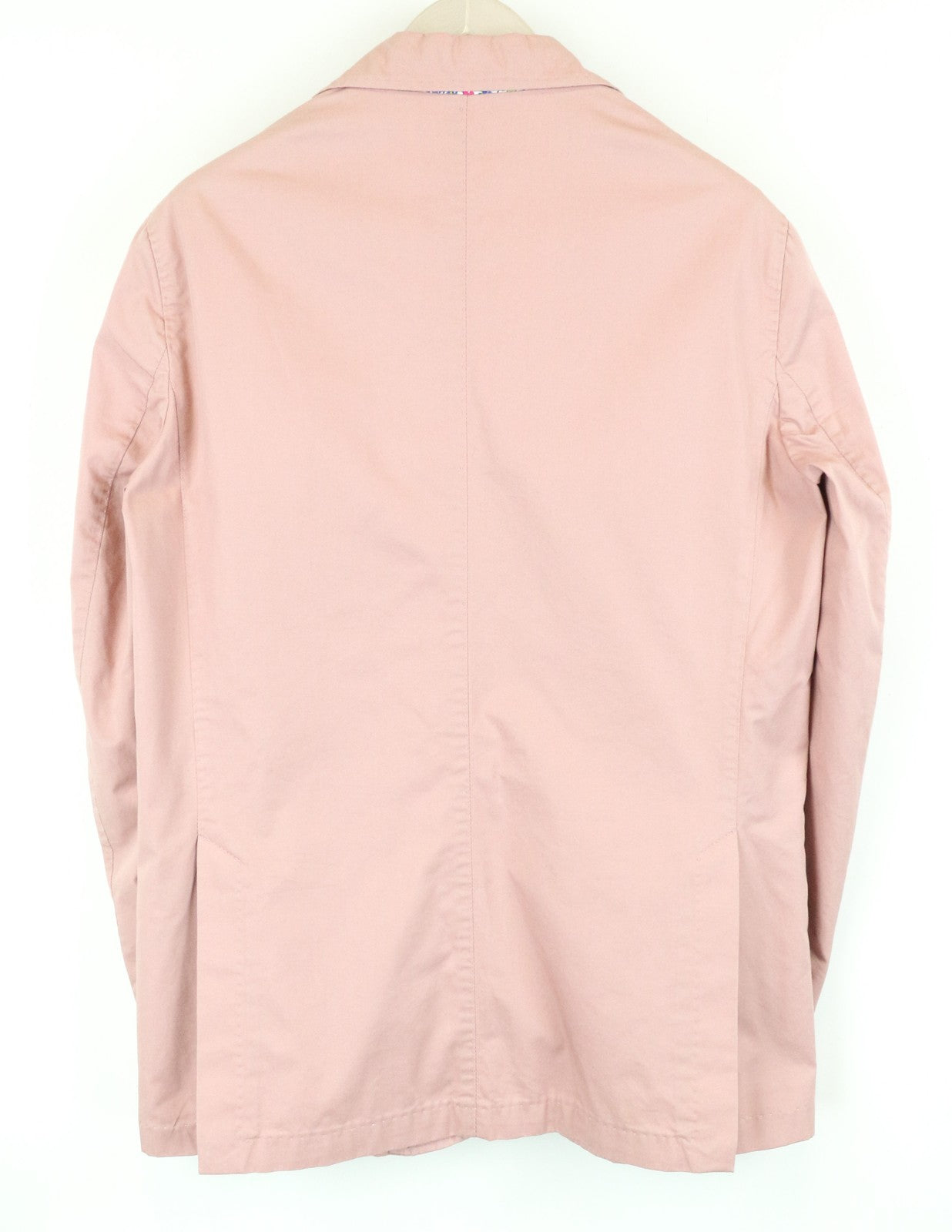 HARMONT &amp; BLAINE vyriškas rožinis švarkas be pamušalo, su ventiliacija, vienaeilis 