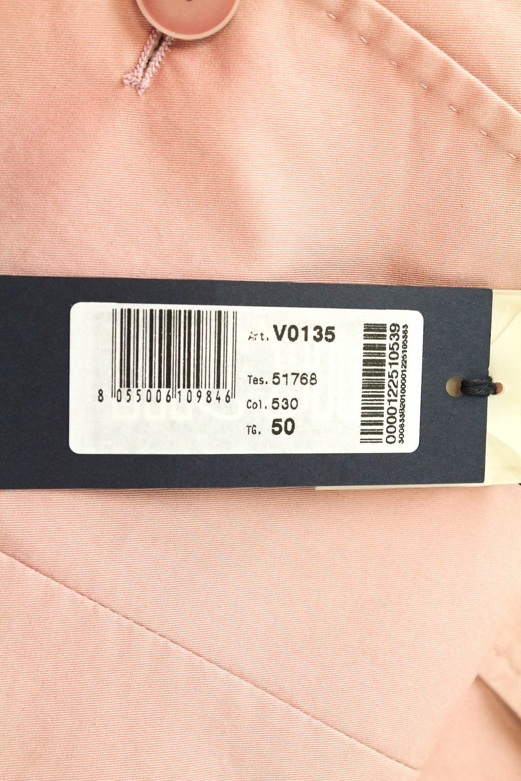 HARMONT &amp; BLAINE vyriškas švarkas 50 rožinis, ventiliuojamas, be pamušalo, vienos krūtinės 