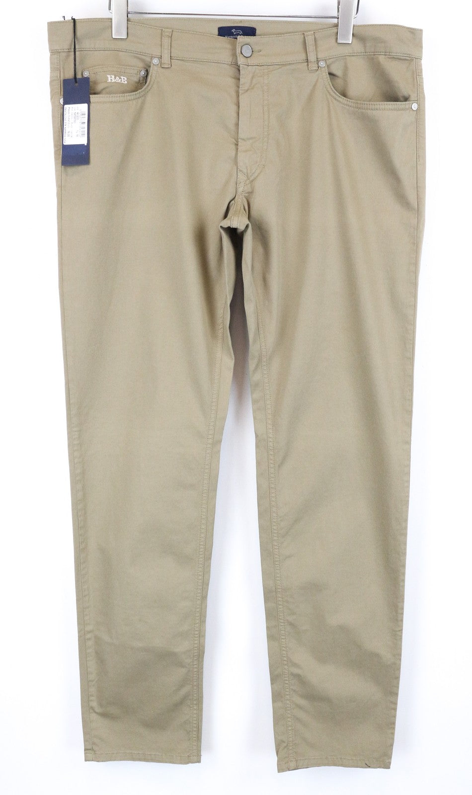 HARMONT & BLAINE Slim Pants 56 Mens Brown 5-Pocket Stretch
