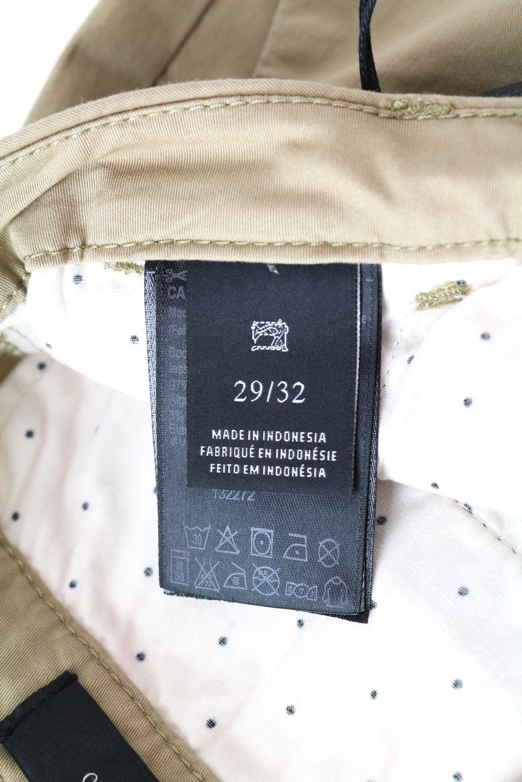 MAISON SCOTCH Slim  Trousers W29/L32 Sand Brown  Stretch