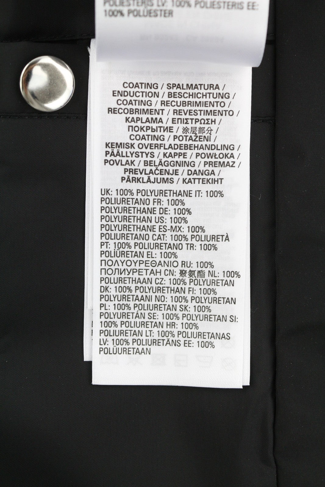 DIESEL J-Coal-New Print vyriška striukė S, juoda, dengta paminkštintomis spaudėmis, RRP 230 € 