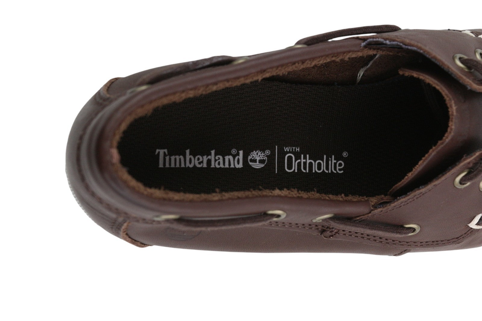 TIMBERLAND A199T vyriški batai EU43/43.5 rudi odiniai „Ortholite“ nepaliekantys mokasinai 