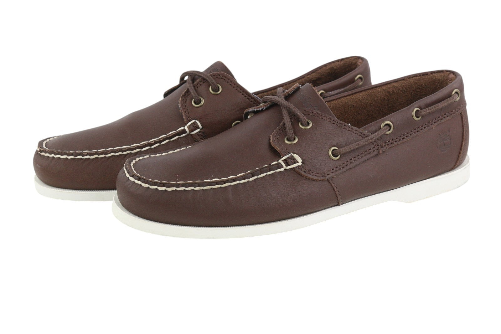 TIMBERLAND A199T vyriški batai EU43/43.5 rudi odiniai „Ortholite“ nepaliekantys mokasinai 