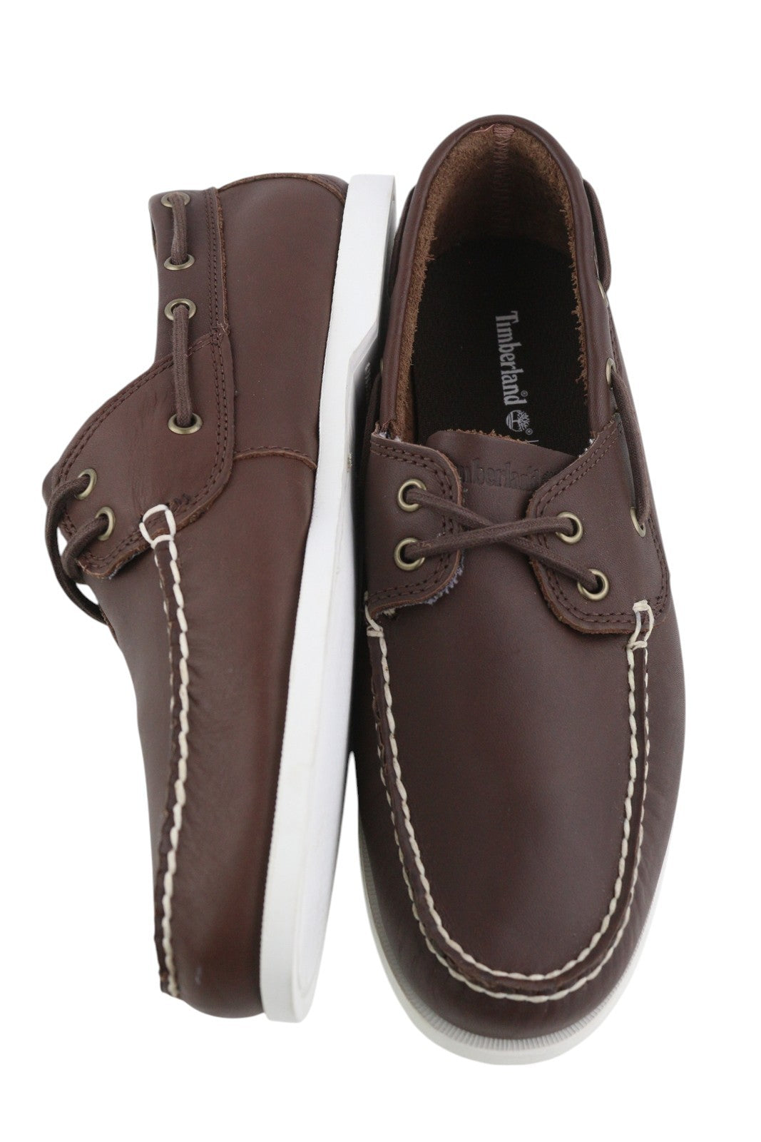 TIMBERLAND A199T vyriški batai EU43/43.5 rudi odiniai „Ortholite“ nepaliekantys mokasinai 