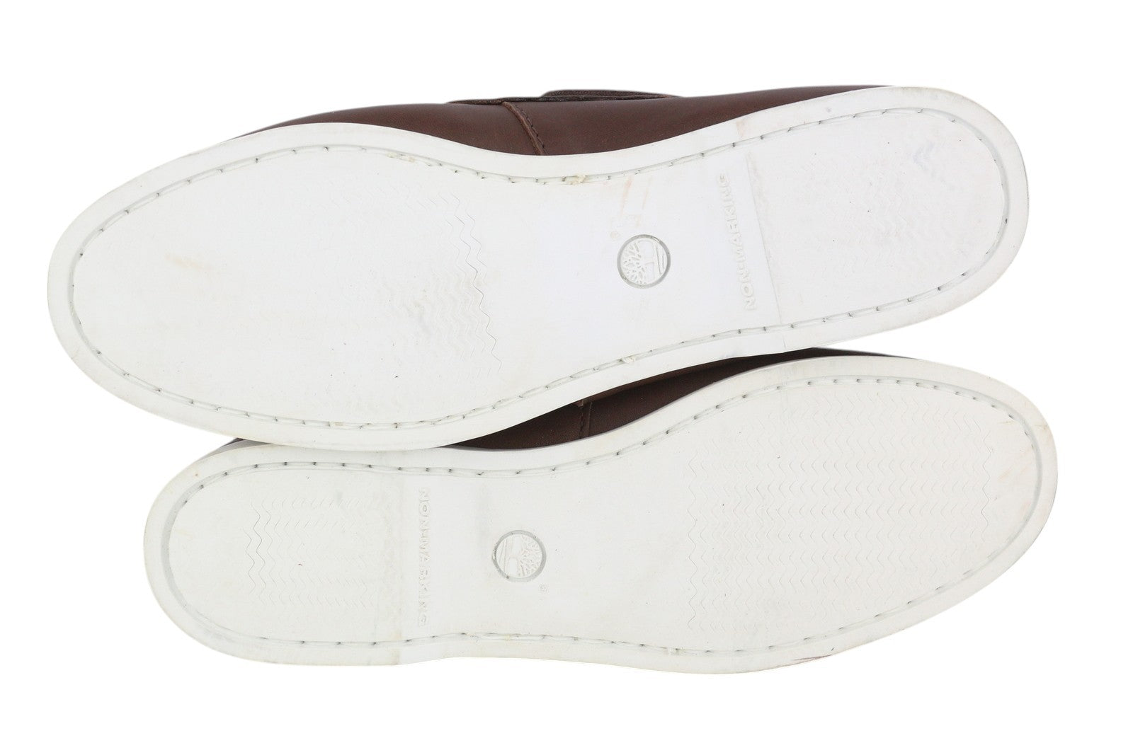 TIMBERLAND A199T vyriški batai EU43/43.5 rudi odiniai „Ortholite“ nepaliekantys mokasinai 