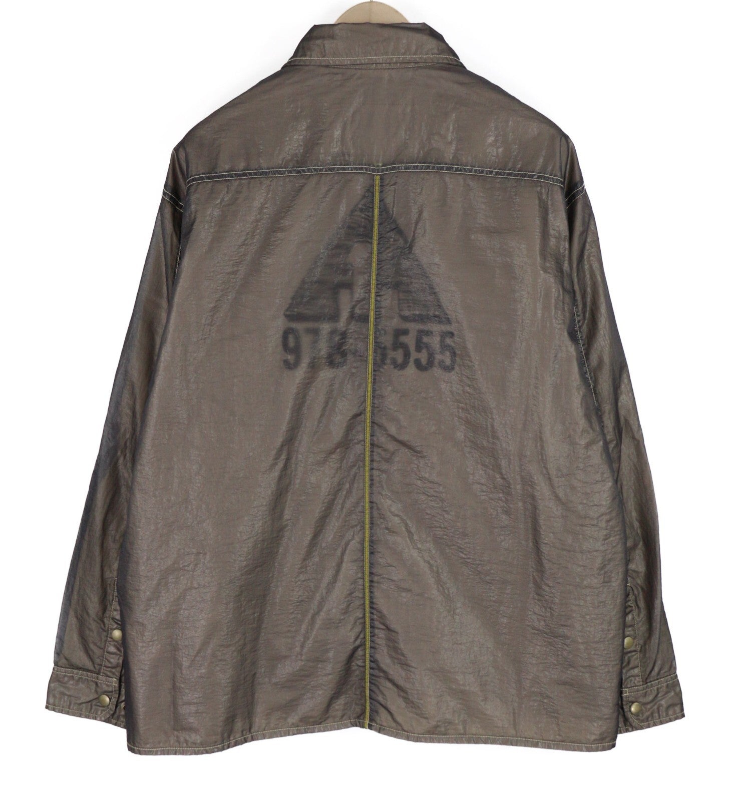 DIESEL S-U24 vyriška striukė su spaudėmis, dengta apykakle, RRP 275 € 