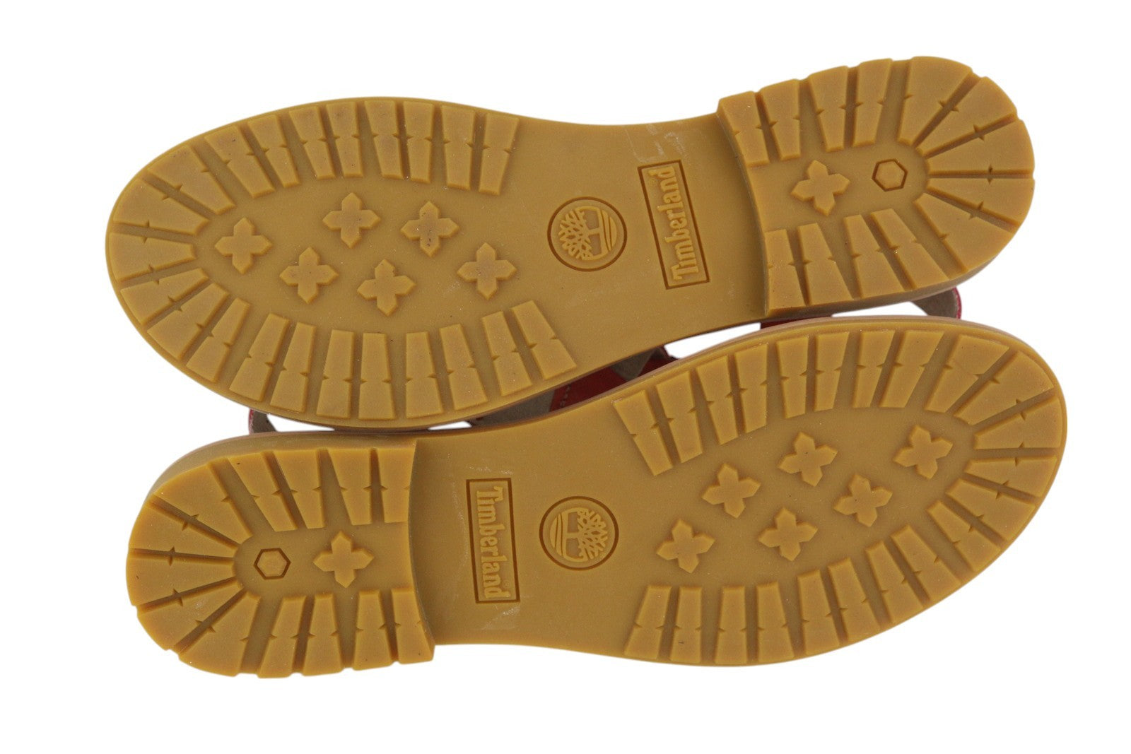 TIMBERLAND A23UF moteriškos basutės, 38,5 dydžio, oranžinės spalvos, odinės atviros nosies, plokščiapadžiai logotipai, laisvalaikio stiliaus. 