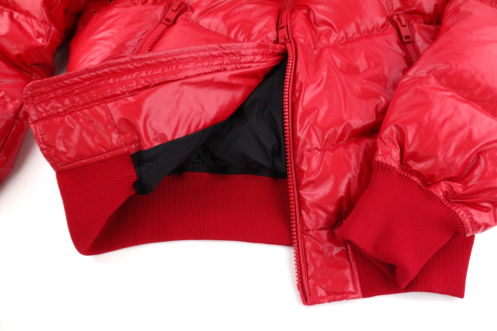 DIESEL W-Sten vyriška striukė L, raudona, pūsta, ančių pūkų užpildu, dygsniuota, RRP 395 € 