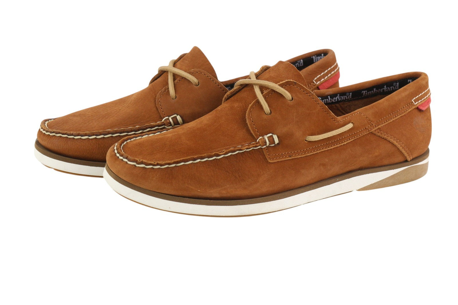 TIMBERLAND A2ABV vyriški batai, rudi, odiniai, užsegami, su raišteliais, „True Cloud“ mokasinai. 