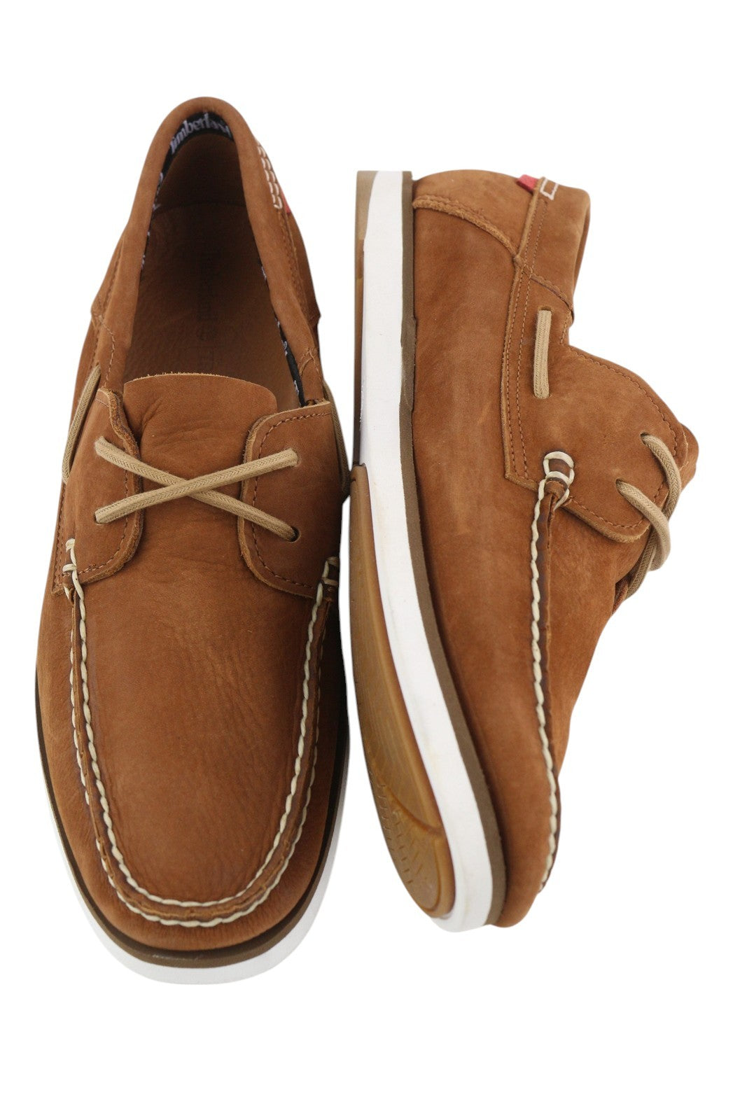 TIMBERLAND A2ABV vyriški batai, rudi, odiniai, užsegami, su raišteliais, „True Cloud“ mokasinai. 