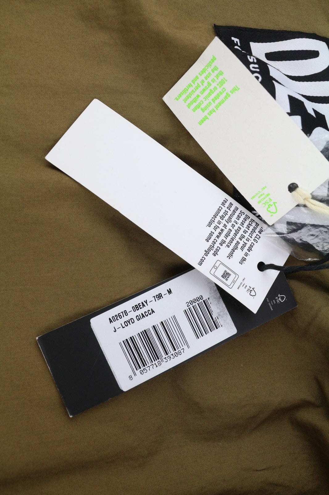 DIESEL J-Loyd vyriška striukė M, ruda, raišteliu su juosmeniu, kišenės, uždėtos, užtrauktukas. RMK 495 €. 