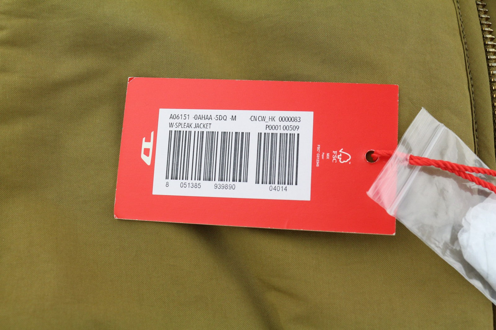 DIESEL W-Spleak vyriška striukė M, ruda, raštuota, pašiltinta, su pamušalu ir pilnu užtrauktuku, RRP 350 € 