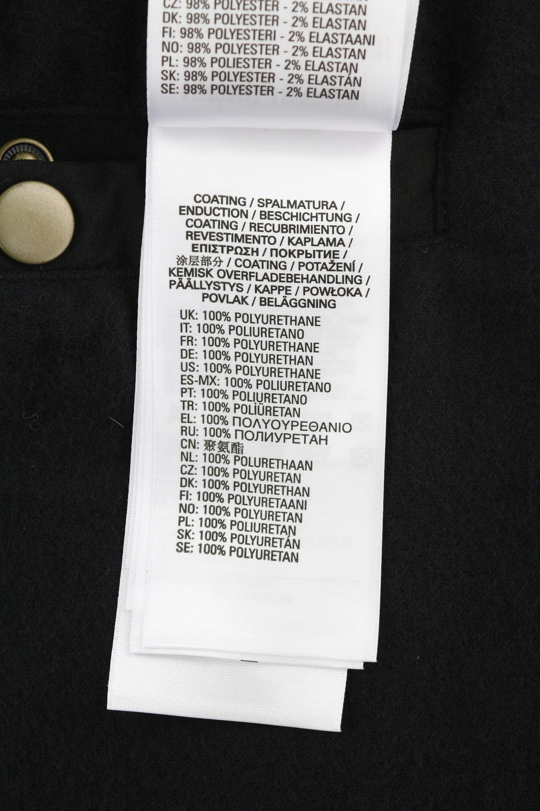 DIESEL J-Tech vyriška striukė XL, juoda, odinė, dengta izoliuotomis kišenėmis, RRP 325 € 