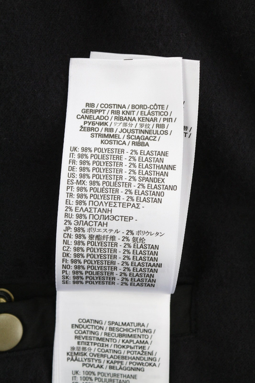 DIESEL J-Tech vyriška striukė XL, juoda, odinė, dengta izoliuotomis kišenėmis, RRP 325 € 